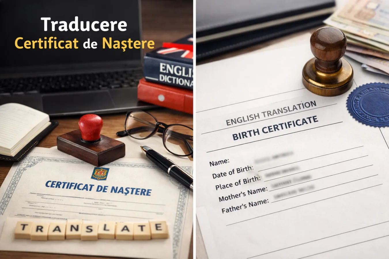 Traducere certificat de naștere